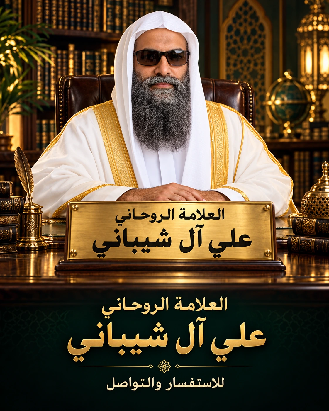 العلامة الروحاني علي آل شيباني — للاستفسار والتواصل